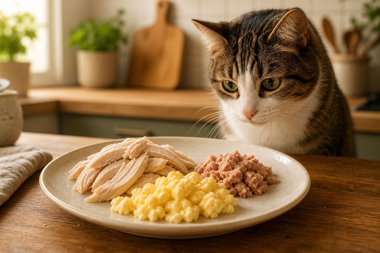 Cat and human food - what is safe