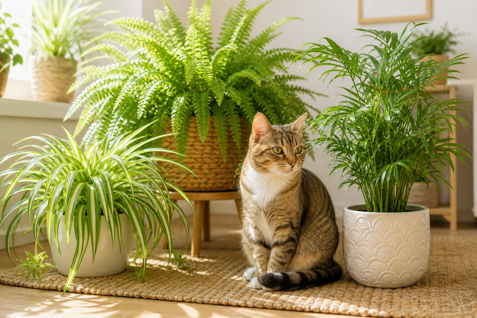 Cat-safe indoor houseplants